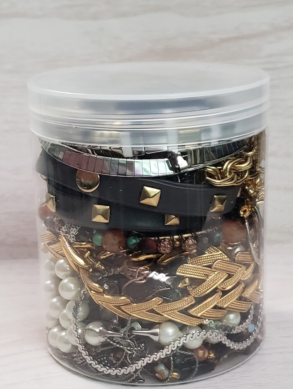 Mystery Jewelry Jar - Rings, Necklaces, Earrings, Bracelets All Wearable